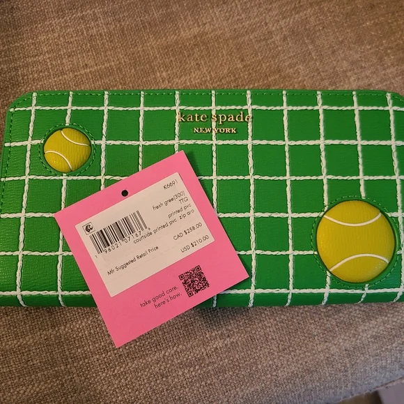 **BUNDLE** Kate Spade Tennis (Large Tote  & Wristlet, Zip-around Wallet) - Picture 13 of 16